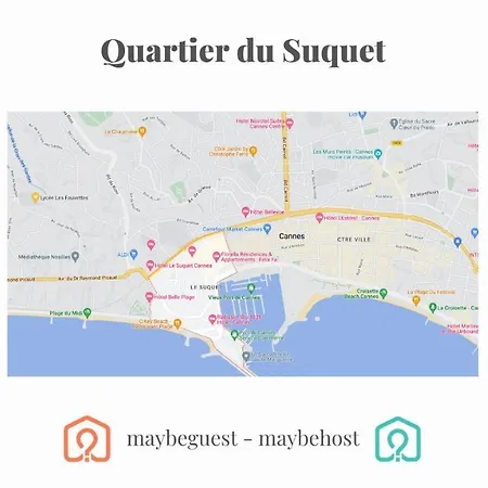 C038-elegant A Few Steps From Beaches - Le Suquet Appartement